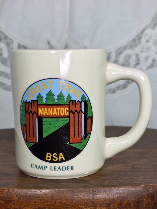 Scouting America Other - Boy Scouts Great Trail Manatoc Camp Leader Mug 8ozs Cuyahoga Valley Ohio 1973